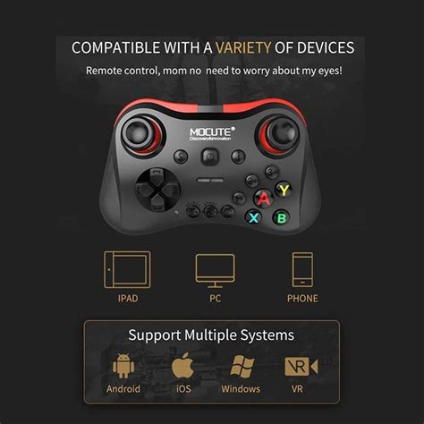 Mocute Rechargeable Wireless Bluetooth Gamepad Game Controller