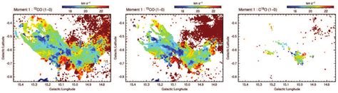 Intensity Weighted Mean Velocity Map In The Velocity Range From 16 To