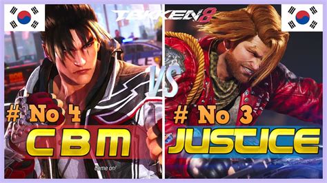 Tekken Justice Rank Paul Vs Kdf Cbm Rank Jin Kazama Player