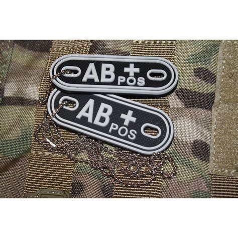 Patch AB Tour De Cou 70 X 25 Mm Gomme 3D Noir OUT TAC