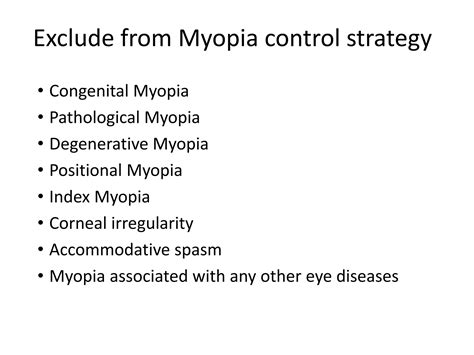 Myopia Management And Control Strategies Pptx