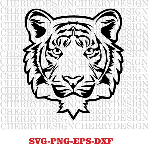 Tiger Head Svg Tigers Head Svg Tiger Svg T Shirt Svg Tiger Etsy