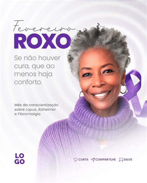 Campanha Fevereiro Roxo Social Media Purple February Campaign Social