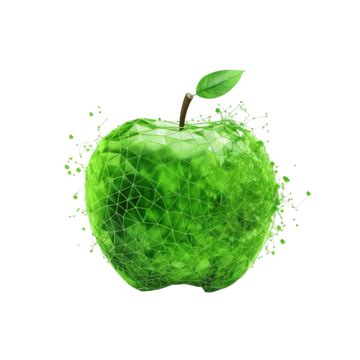 Ai Generative Green Apple Illustration Ai Generative Green Apple Png