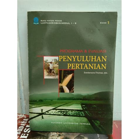 Jual Buku Materi Pokok Programa Dan Evaluasi Penyuluhan Pertanian Edisi