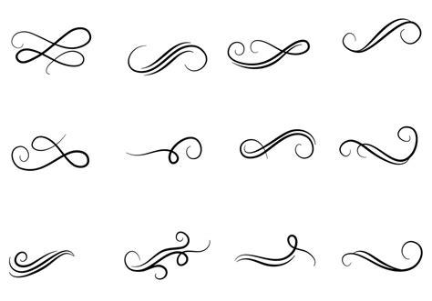 Swirl Calligraphy Illustration 3088487 Vector Art at Vecteezy