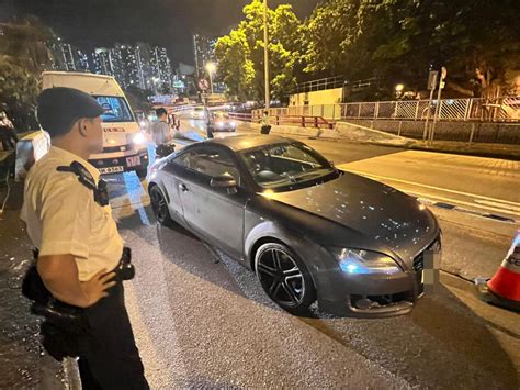 牛池灣毒品快餐車避警截 持雙刀司機遇塞車棄車逃走 星島日報