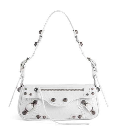 Balenciaga White Xs Leather Le Cagole Sling Shoulder Bag Harrods Uk