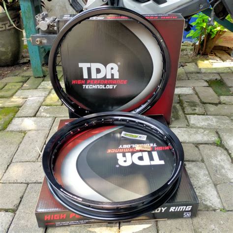 Jual Velg TDR 160 185 Ring 17 Warna Hitam Gold Titanium Grey Shopee