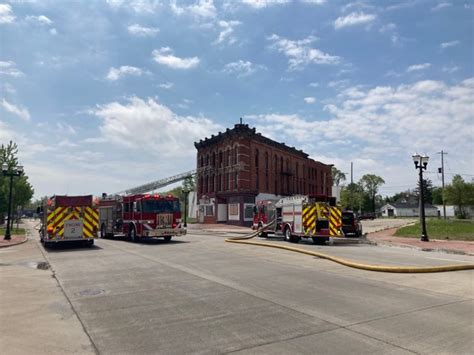 Crews Battle Fire At Three Story Vacant Building In Downtown Saginaw