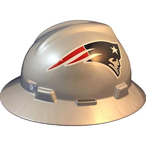 Msa 10194773 Nfl V Gard Full Brim Hard Hat New England Patriots