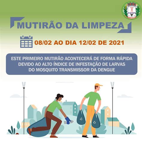 ATENÇÃO MUTIRÃO DE LIMPEZA CONTRA A DENGUE Prefeitura Municipal de