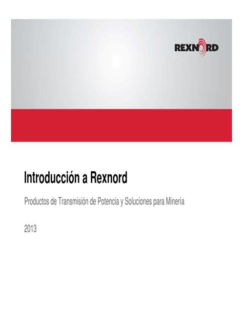 Catalogo Rexnord | PDF | Engranaje | Calidad (comercial)