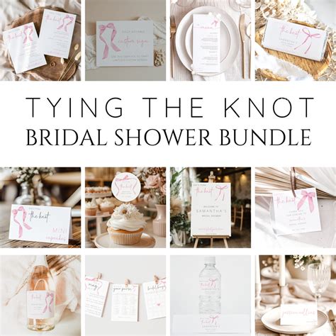 Shes Tying The Knot Bridal Shower Bundle Shes Tying The Knot Bridal Shower Theme Shes Tying