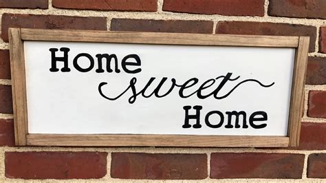 Home Sweet Home Sign Home Sweet Home Rustic Sign Farmhouse Etsy