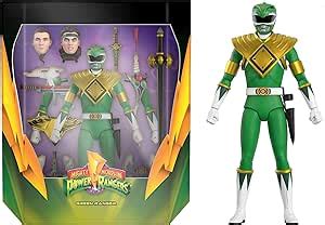 Super7 Mighty Morphin Power Rangers Figurine Ultimates Green Ranger 18