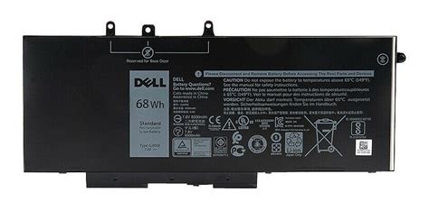 Gjknx Original Dell Battery 7 6 V 8500 Mah 68 Wh Mercado Libre