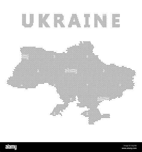 Mappa Geografica Della Ucraina Europa Foto E Immagini Stock In Bianco E