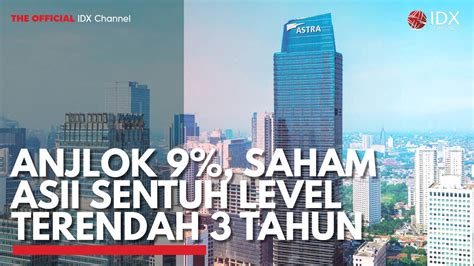 Anjlok Saham Asii Sentuh Level Terendah Tahun Idx Channel Youtube