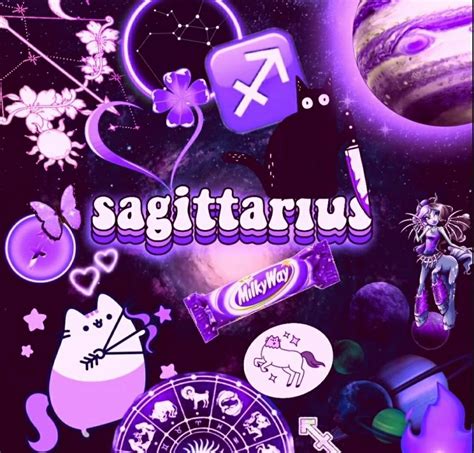 Purple Sagittarius Wallpapers Wallpaper Cave