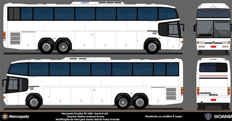 Desenhos de Ônibus de Goiás Paradiso GV 1450