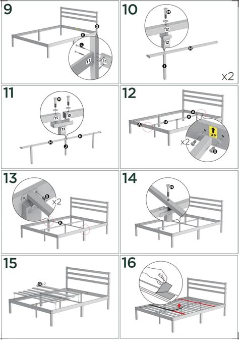 Zinus Zu Fpbnh1zc 14 2 1500h Leah Bamboo Platform Bed Frame Instruction