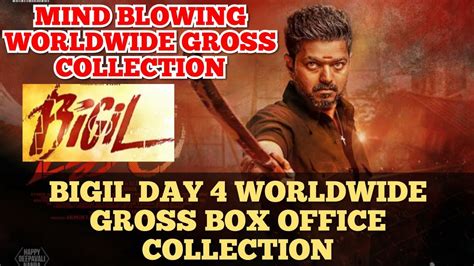 THALAPATHY VIJAY BIGIL DAY 4 WORLDWIDE GROSS BOX OFFICE