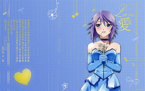 Wallpaper Illustration Anime Blue Rosario Vampire Shirayuki