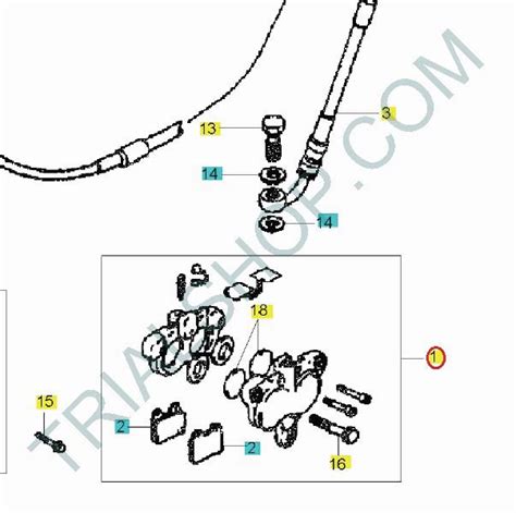 Pinza Freno Anteriore Montesa Cota R315 4RT 45100NN3830 Trialshop