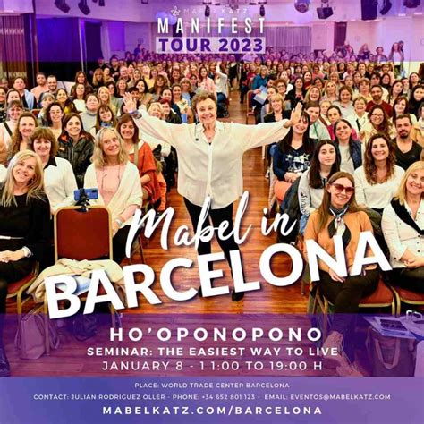 Ho Oponopono Workshops With Mabel In Barcelona Mabel Katz