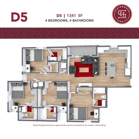 Floor Plans | StateHouse Varsity Student Apartments in FL