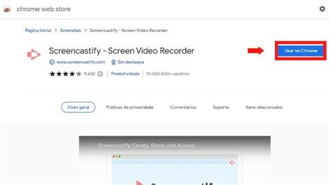 Como gravar tela do PC online e grátis a extensão Screencastify