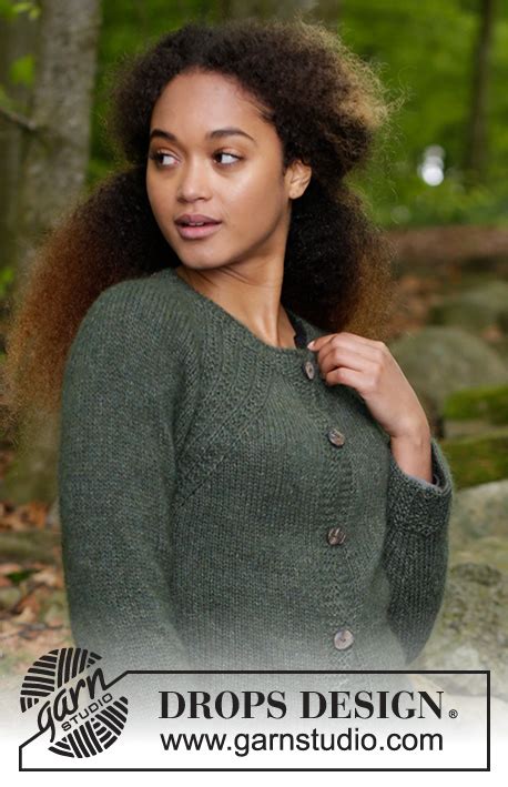 Woodland Walk Jacket Drops Free Knitting Patterns By Drops