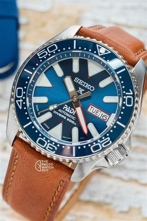 Seiko Skx007 Mod Seamaster Blue Padi Tuna Dial Mm300 Marinemaster Hands