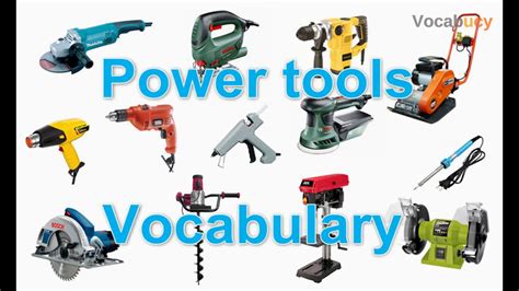 Power Tools Word List Youtube