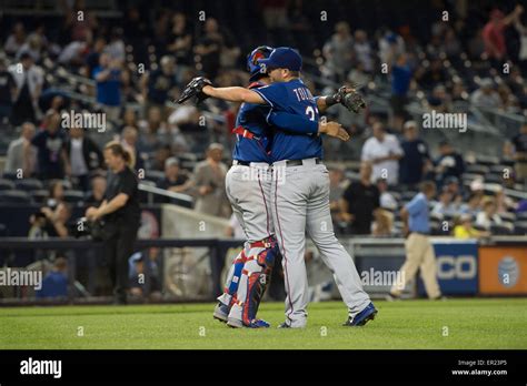 Bronx New York USA 24th May 2015 Rangers Catcher ROBINSON