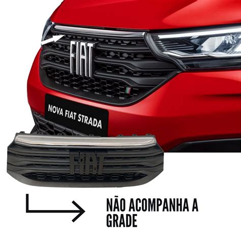 Aplique Cromado Grade Frontal Nova Strada Equipados