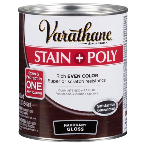 Varathane 1 Hp Mahogany Satin Water Based Interior Stain And