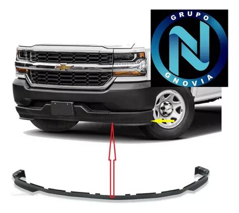 Moldura Spoiler Defensa Delantera Silverado 1500 2016 2017 Envío gratis