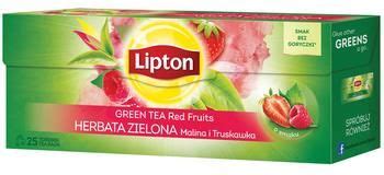 Herbata Lipton Herbata Zielona Malina I Truskawka Tb Ceny I Opinie