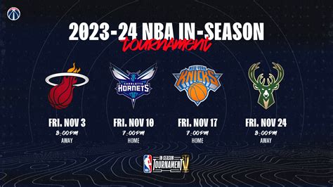 Wizards Announce In-Season Tournament Games | NBA.com