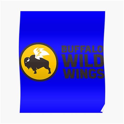 Buffalo Wild Wings Logo Poster By Accardib Redbubble