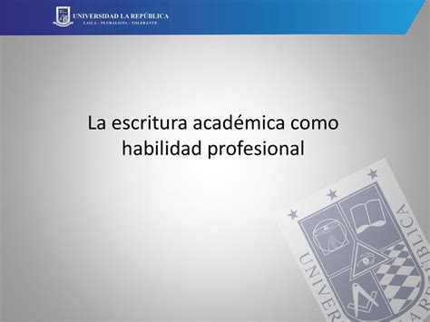 LA ESCRITURA ACADÉMICA ppt descargar