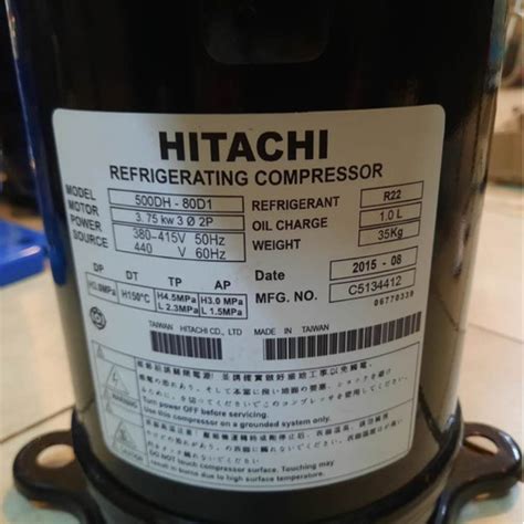 Jual Compressor Scroll Hitachi 500dh 80d1 5pk Jakarta Barat