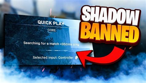 How does shadow banning work in Call of Duty?