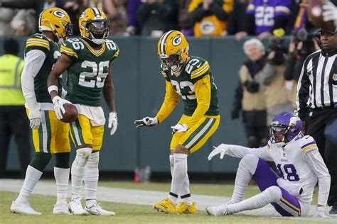 Packers Jaire Alexander Holds Vikings Justin Jefferson To Season Low