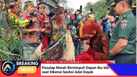 Terbaru Detik Detik Pesulap Merah Kena Sanksi Adat Dayak Terkapar Tak