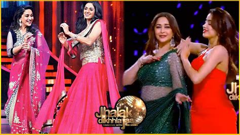 Jhalak Dikhhla Jaa 10 Janhvi Kapoor S Magical Dance Moves With Madhuri Dixit On Devdas Song