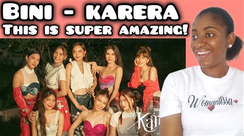 Karera Official Music Video Bini First Time Reaction Youtube