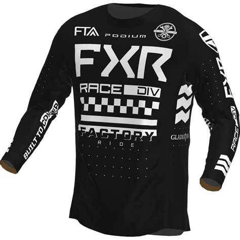 Fxr Maillot Mx Podium Gladiator Noir Maciag Offroad